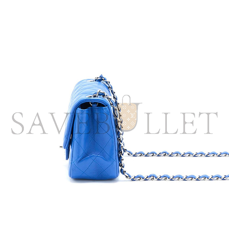 CHANEL QUILTED LAMBSKIN LEATHER CLASSIC SQUARE MINI FLAP BAG AS1115 (17*13.5*8cm)